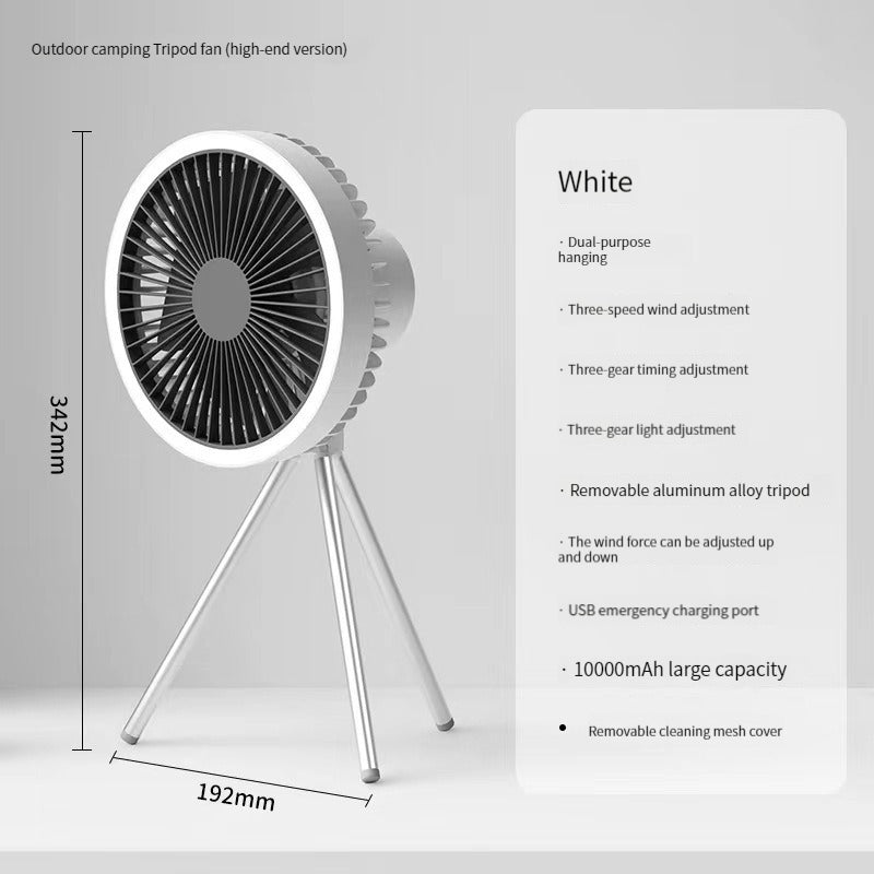 Outdoor Camping Tripod Fan