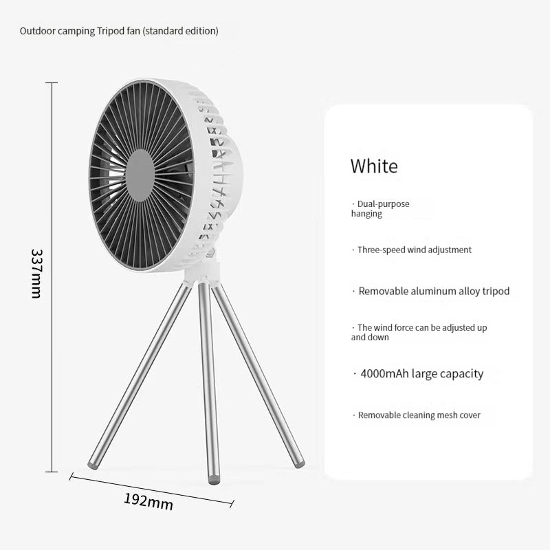 Outdoor Camping Tripod Fan
