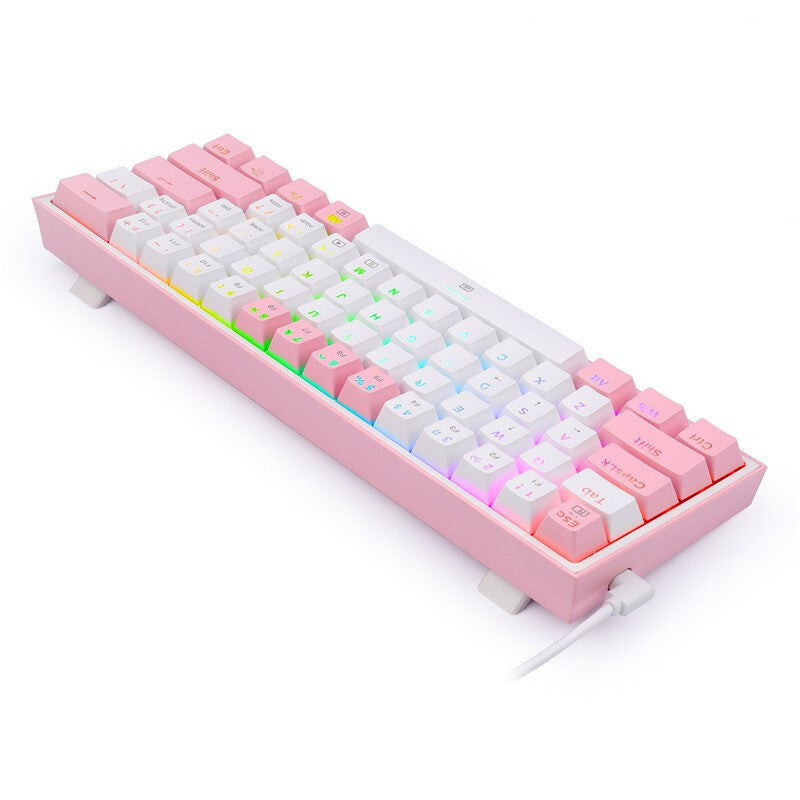 BlushKeys — Compact 60% RGB Mechanical Keyboard