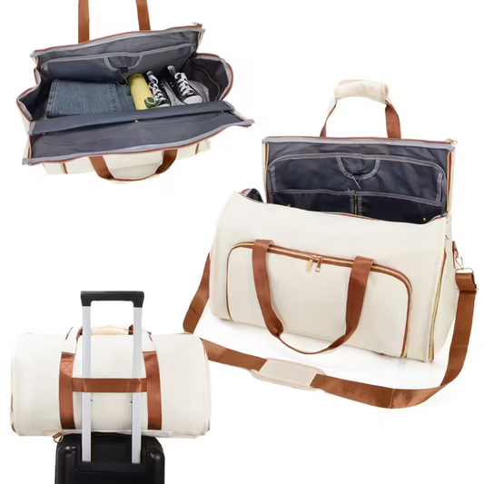 3-in-1 Travel Duffel Bag | Waterproof Garment Organizer