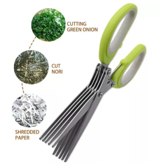 5 layer Multifunctional Stainless Steel Scissors