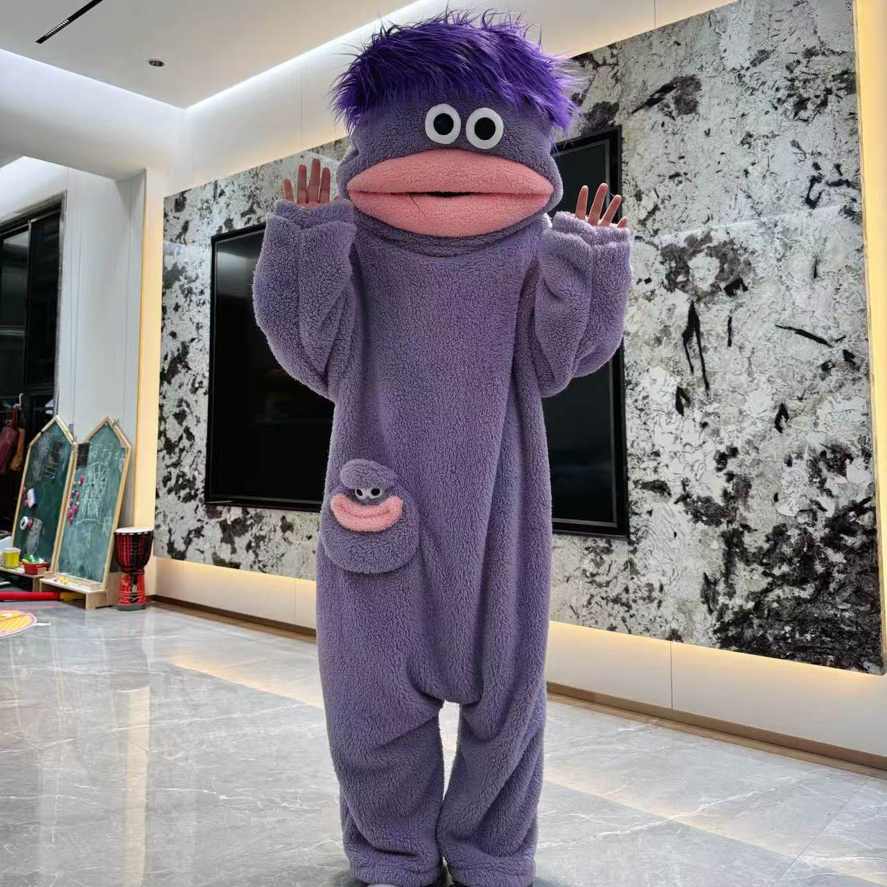 Fuzzy Monster Onesie