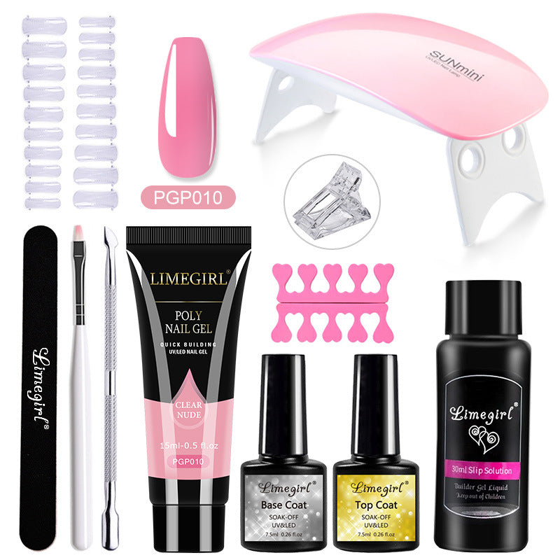 LimeGirl Polygel Nail Kit
