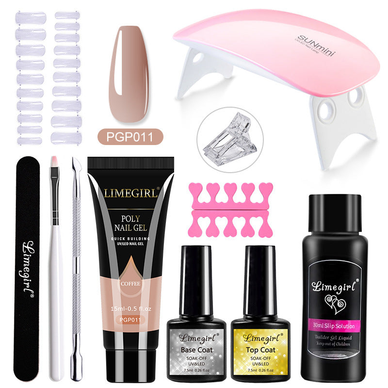 LimeGirl Polygel Nail Kit