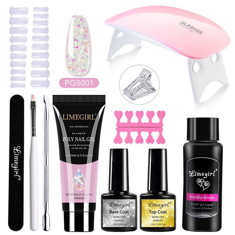 LimeGirl Polygel Nail Kit