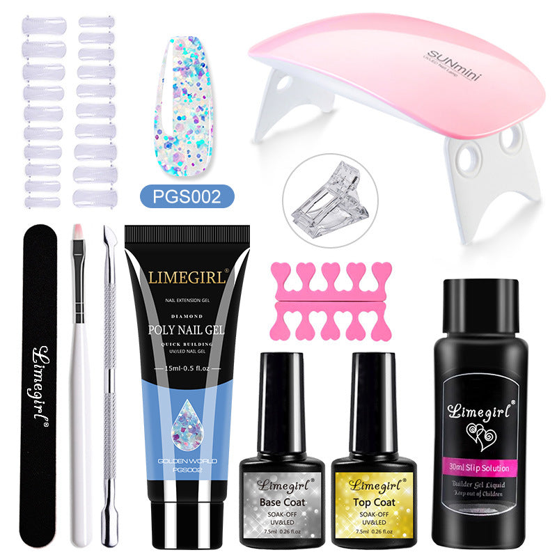 LimeGirl Polygel Nail Kit