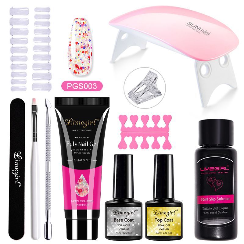 LimeGirl Polygel Nail Kit