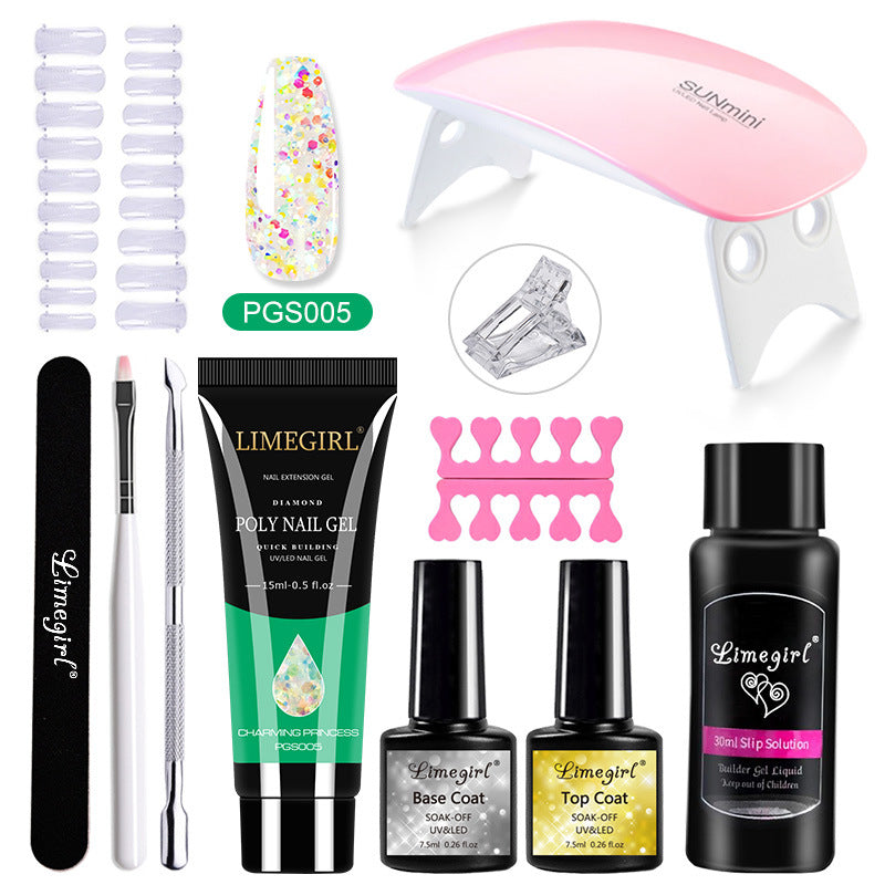 LimeGirl Polygel Nail Kit