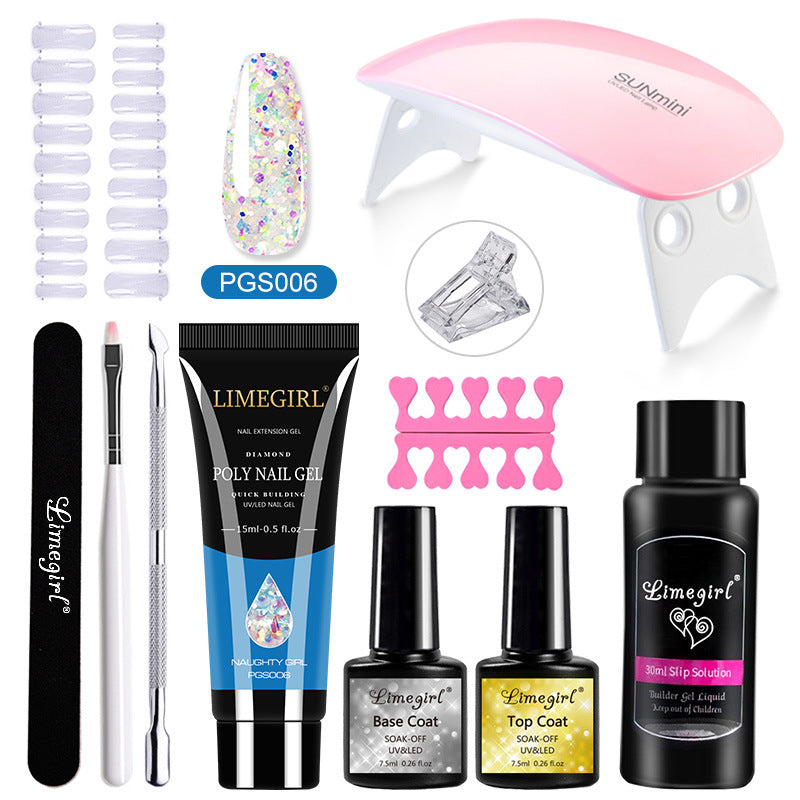 LimeGirl Polygel Nail Kit