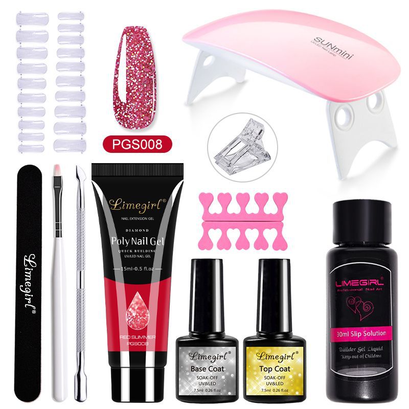LimeGirl Polygel Nail Kit