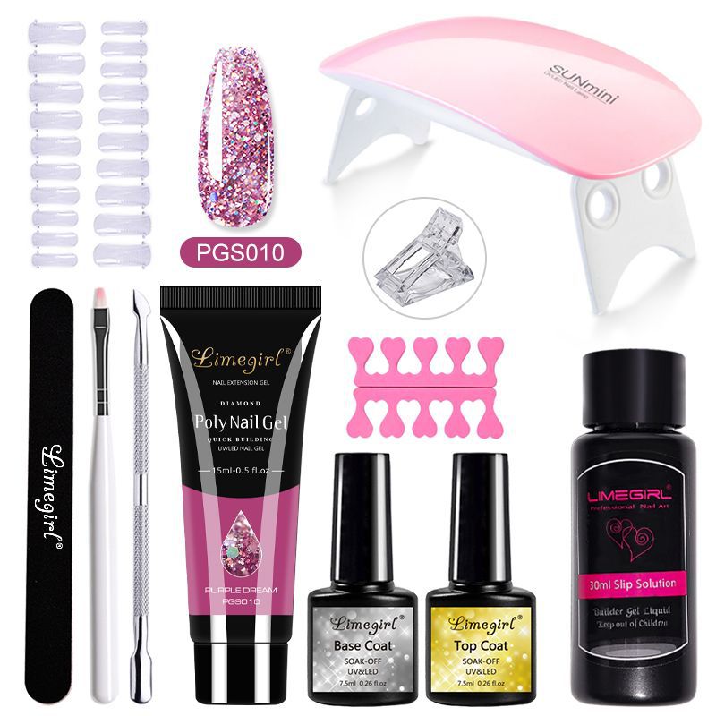 LimeGirl Polygel Nail Kit