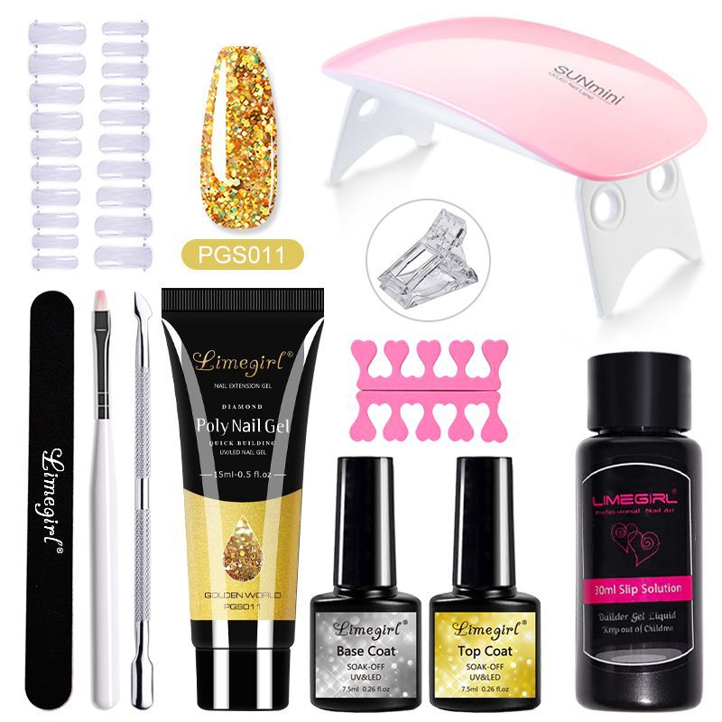 LimeGirl Polygel Nail Kit