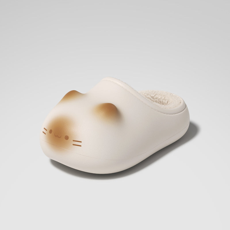 PurrCloud Cat Cotton Slippers