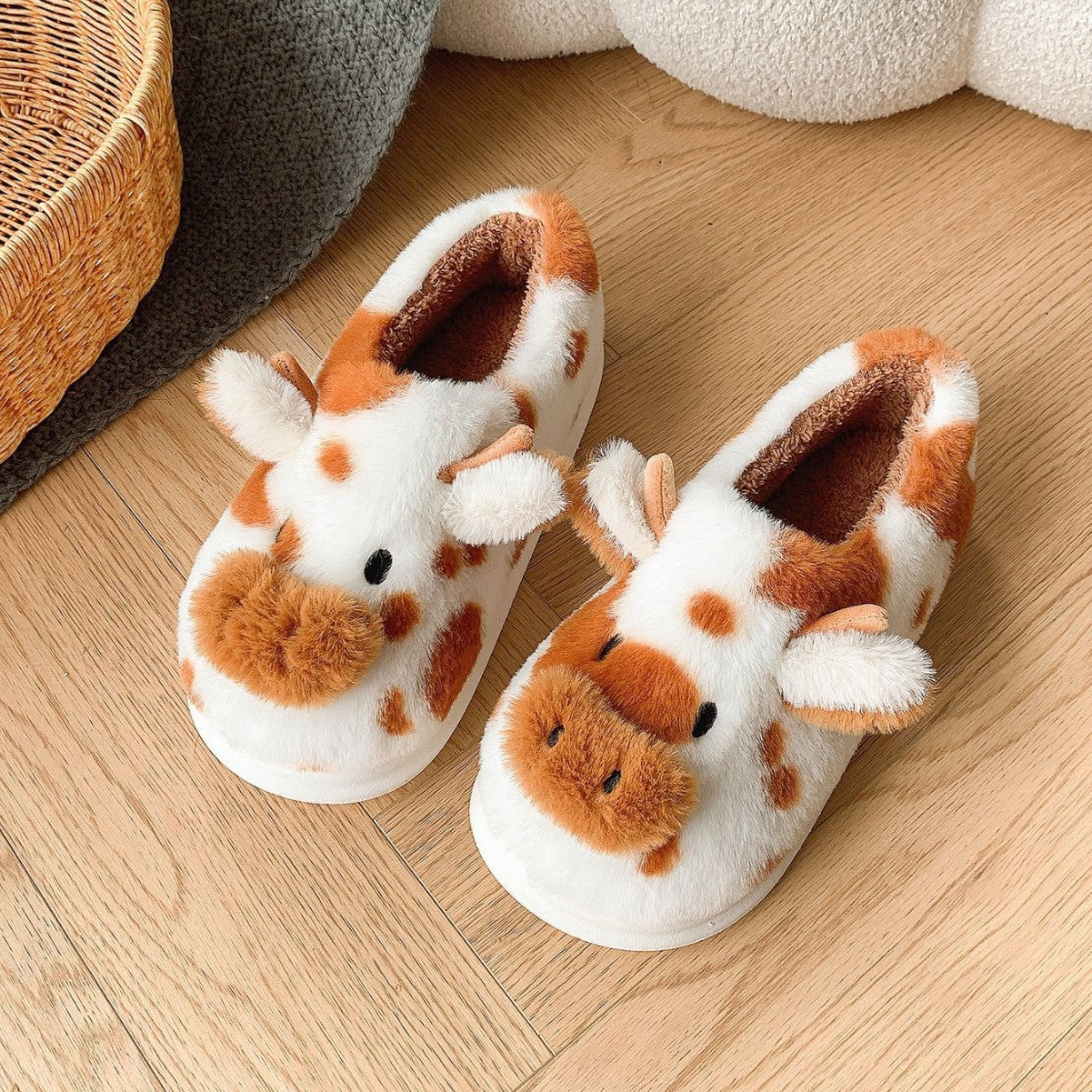 MooMellow Cow Slippers