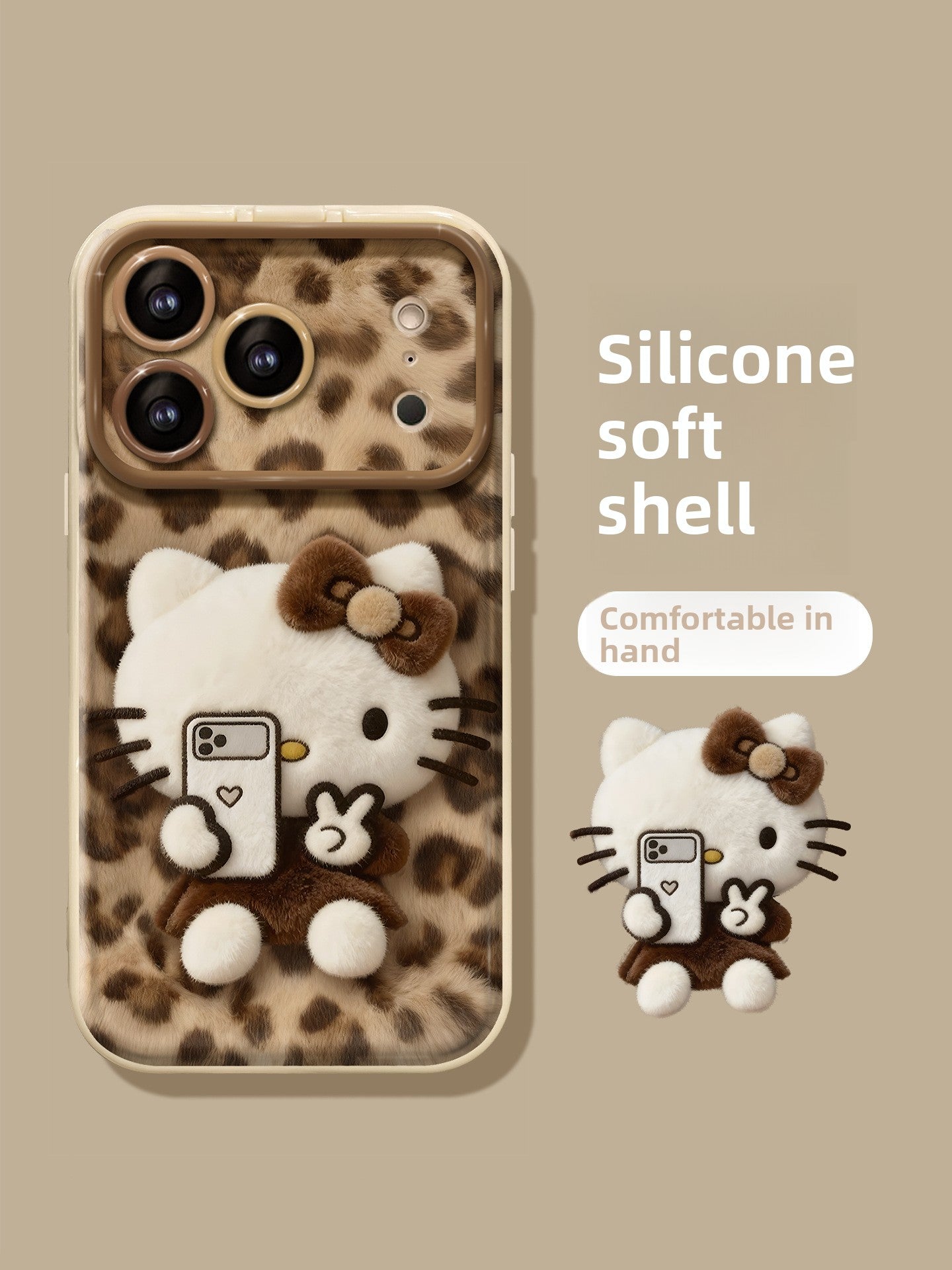 Hello Kitty Leopard Print Phone Case
