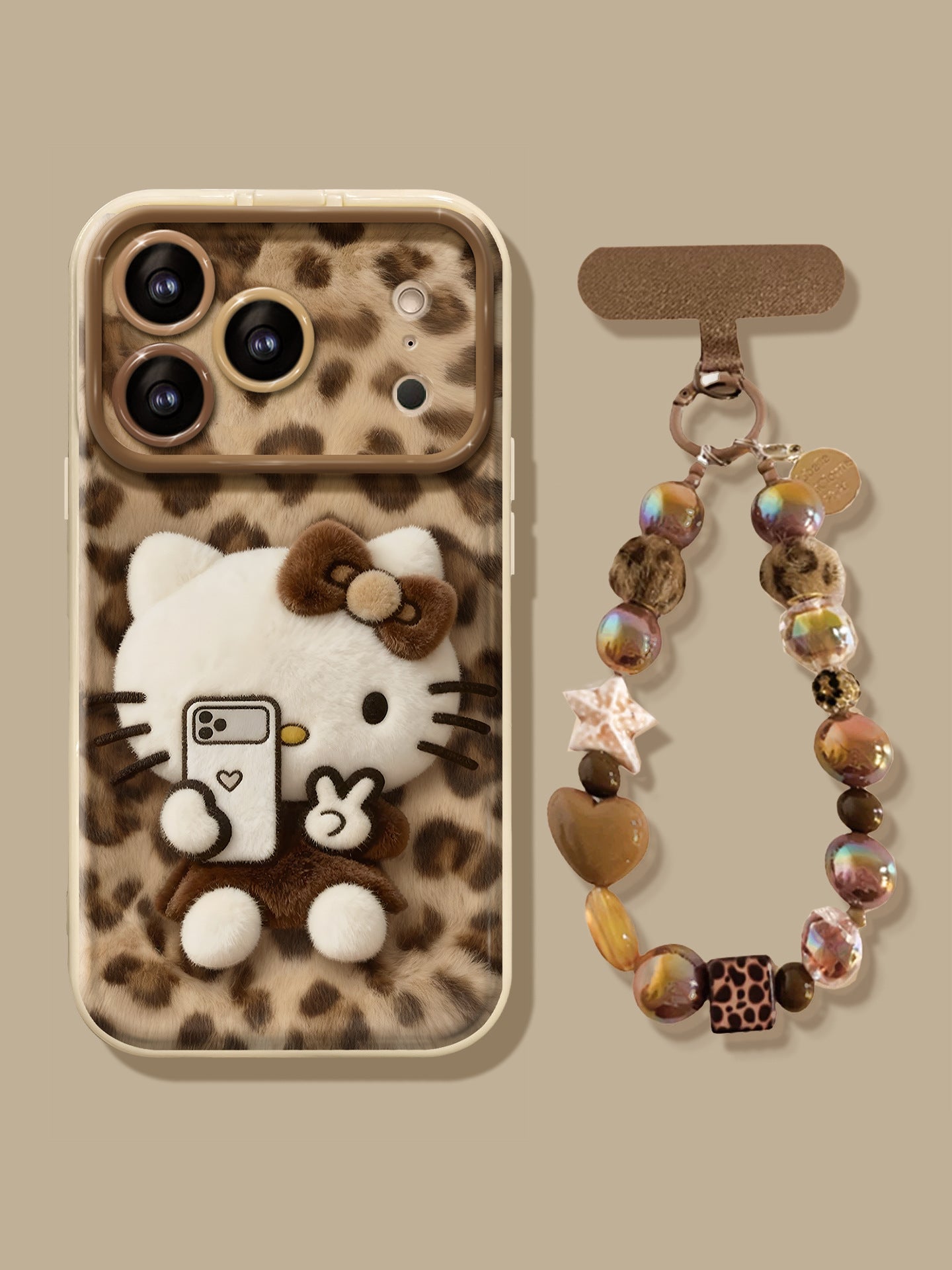 Hello Kitty Leopard Print Phone Case