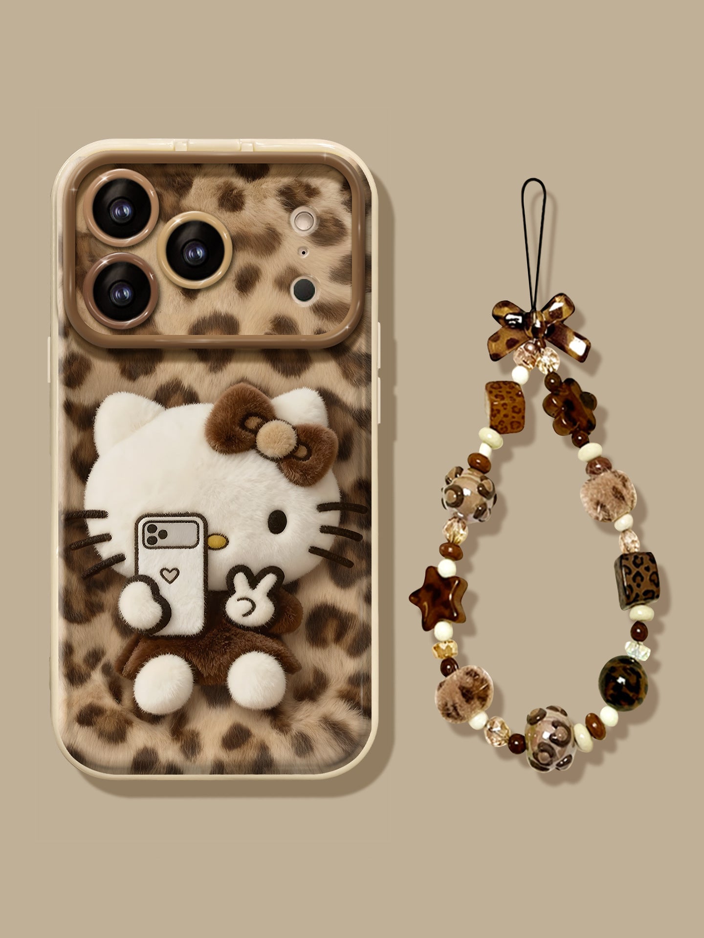 Hello Kitty Leopard Print Phone Case